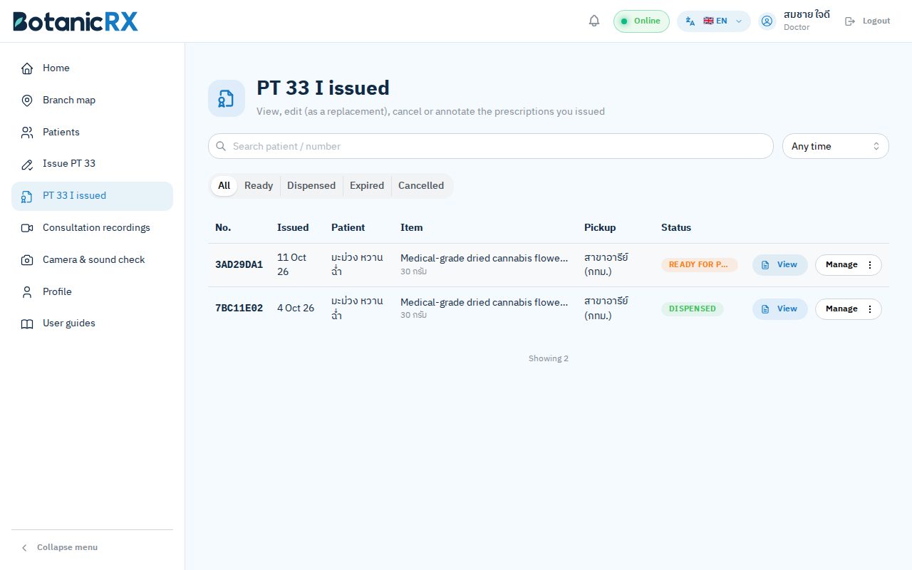 PT 33 I issued